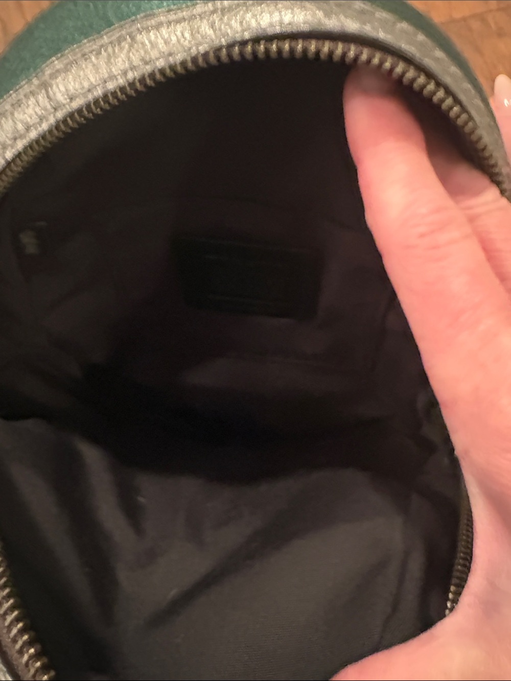 Coach Metallic Colorblock small backpack - Picture 6 of 6